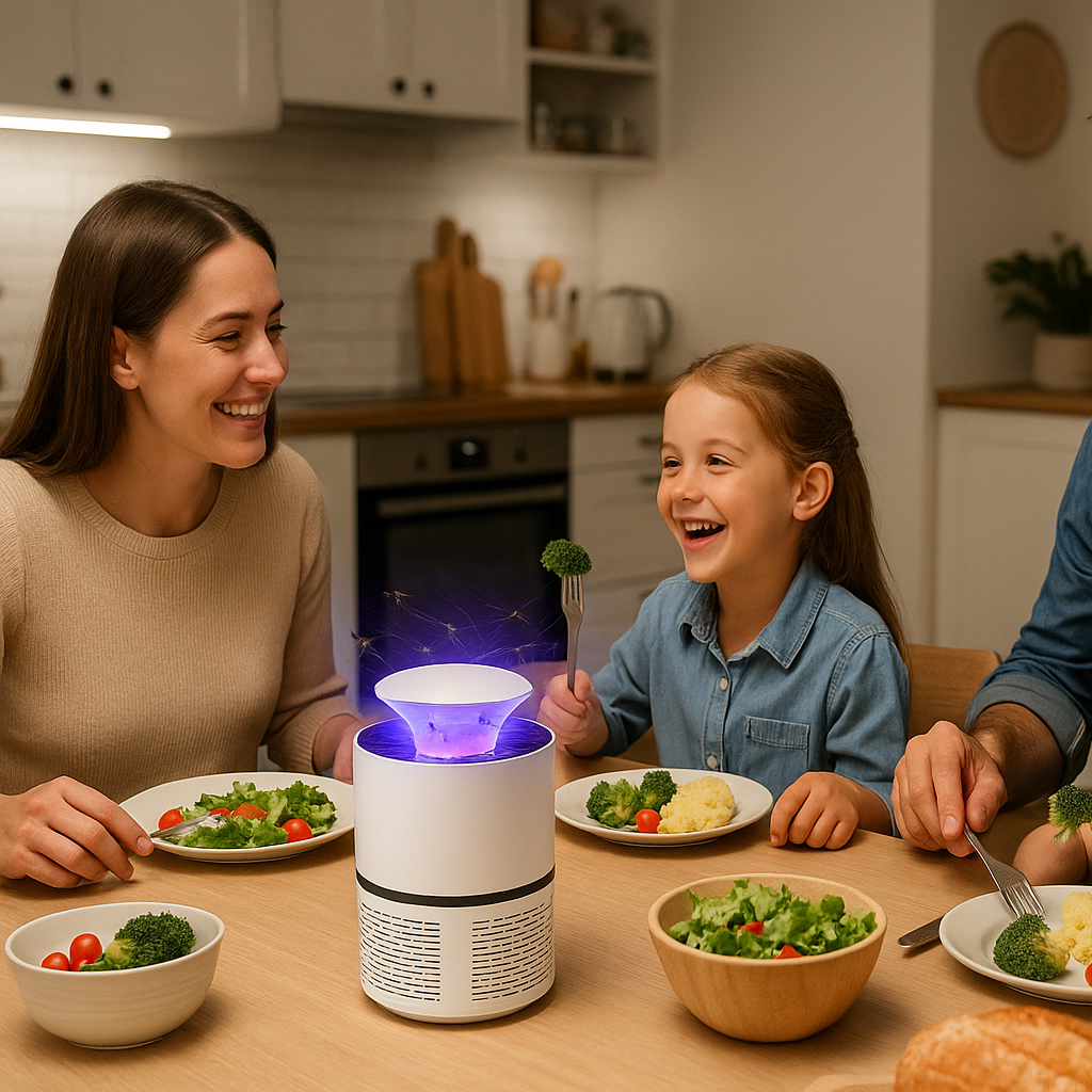 Lámpara mata mosquitos LED con USB