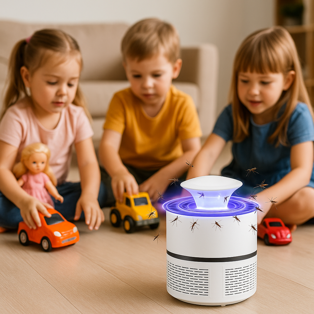 Lámpara mata mosquitos LED con USB